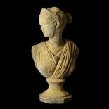 MOULDED STONE BUST