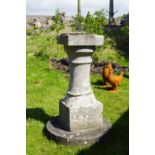 19TH-CENTURY BRONZE SUN DIAL