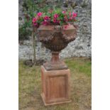 LARGE TERRACOTTA ESTATE URN