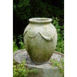 LARGE TERRACOTTA URN