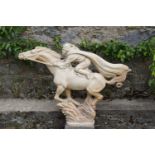 LARGE MARBLE GARDEN SCULPTURE