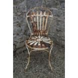 CARRE STYLE METAL GARDEN CHAIR