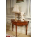 EDWARDIAN SATINWOOD & PAINTED SIDE TABLE