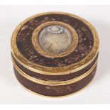 19TH-CENTURY GOLD SHAGREEN & IVORY BOX