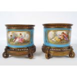 PAIR OF 19TH-CENTURY SEVRES JARDINIÈRES