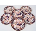 SET OF 6 DERBY PLATES