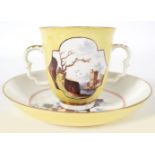 MEISSEN CABARET CUP AND SAUCER