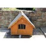 WOODEN DOG HOUSE