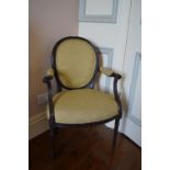 18TH-CENTURY MAHOGANY HEPPLEWHITE CHAIR