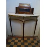 REGENCY STYLE MAHOGANY CONSOLE TABLE