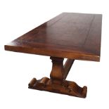 19TH-CENTURY REFECTORY TABLE
