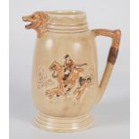 19TH-CENTURY CERAMIC HUNTING JUG