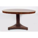 19TH-CENTURY MAHOGANY CENTRE TABLE