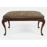 19TH-CENTURY WALNUT STOOL