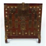 19TH-CENTURY JAPANESE HARDWOOD CABINET