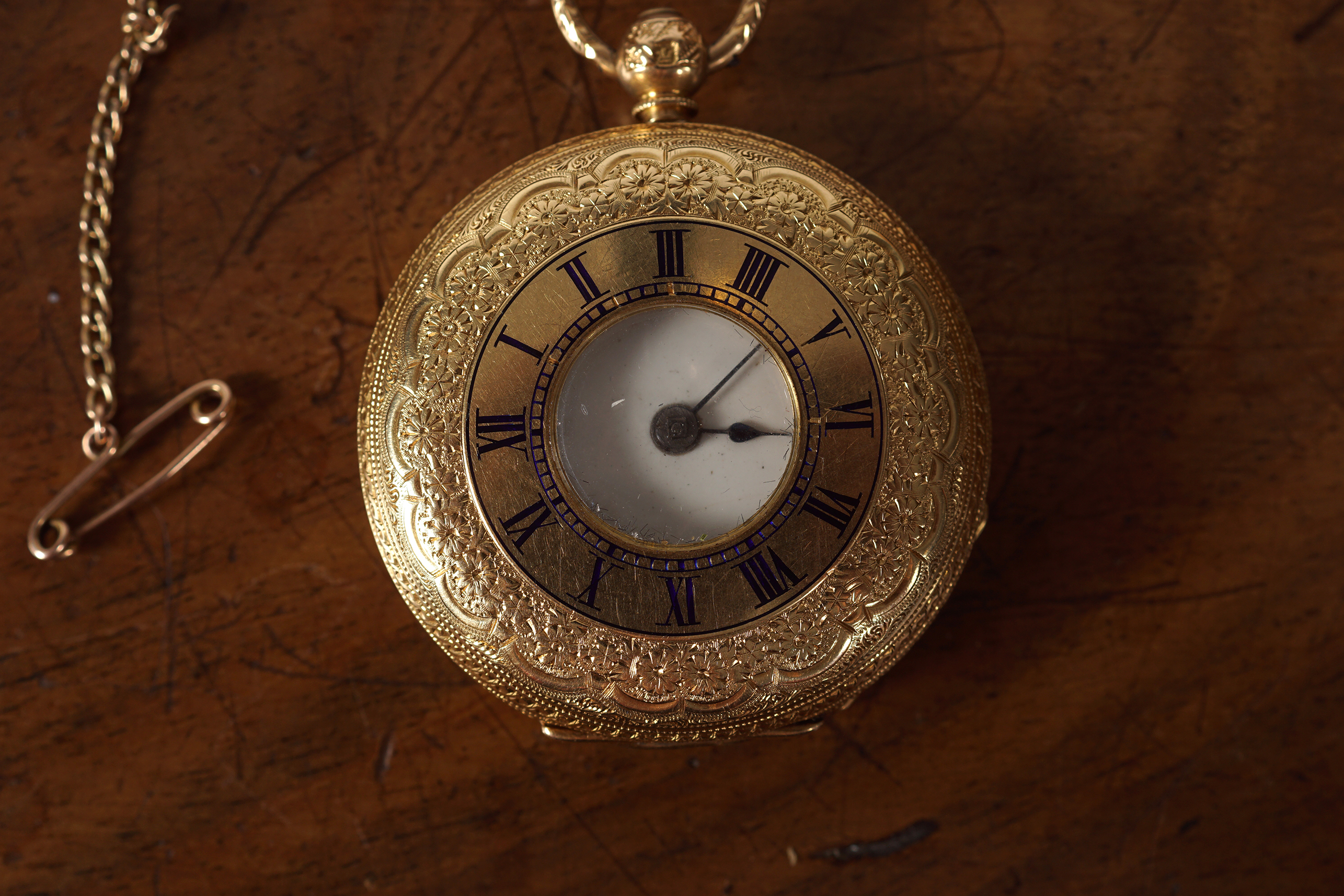 19TH-CENTURY LIMERICK GOLD FOB WATCH - Image 3 of 12