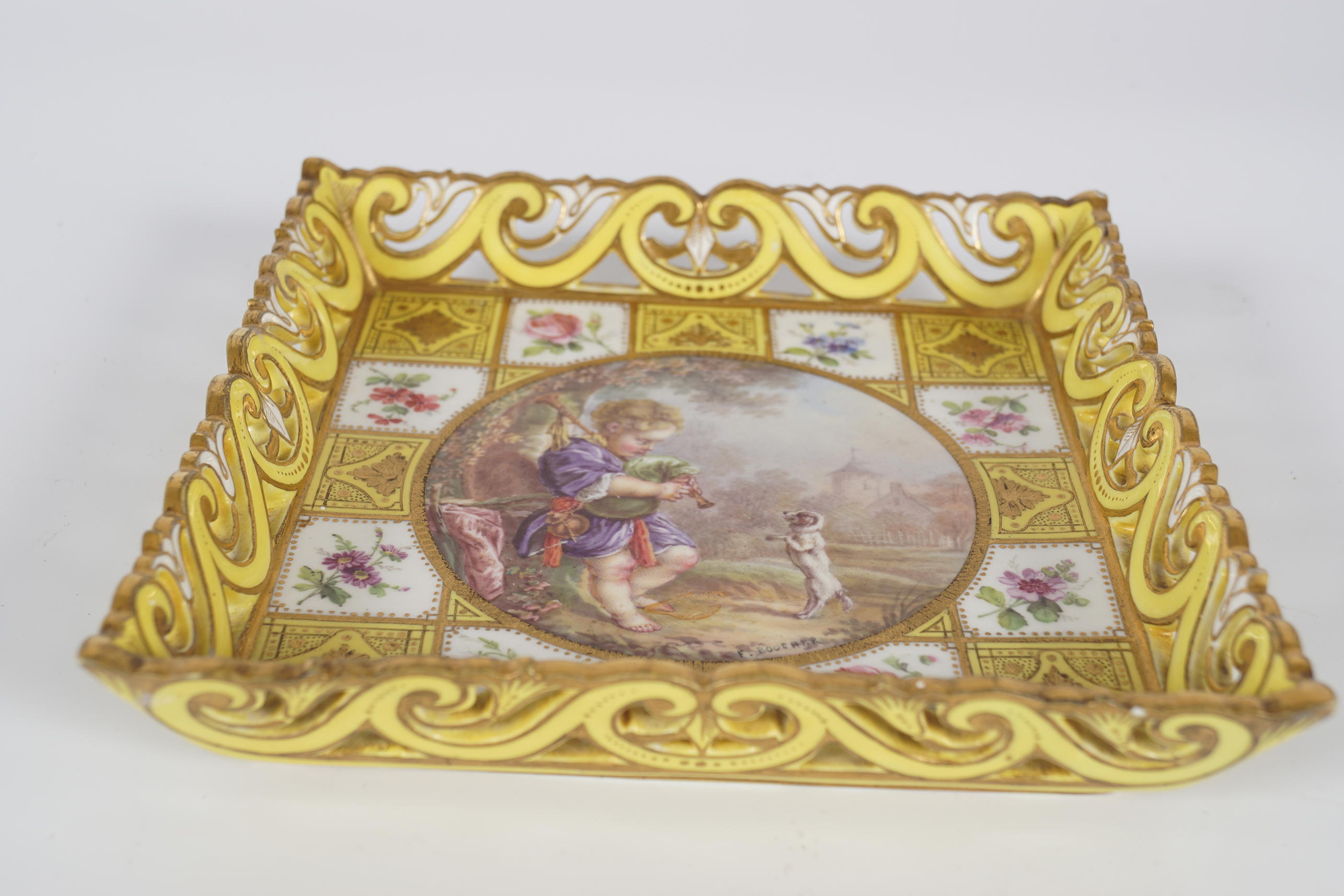 18TH-CENTURY SEVRES TRAY - Image 2 of 3