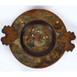 19TH-CENTURY JAPANESE LACQUERED PLAQUE
