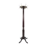 19TH-CENTURY MAHOGANY HAT & COAT STAND