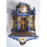 19TH-CENTURY FAIENCE SHRINE