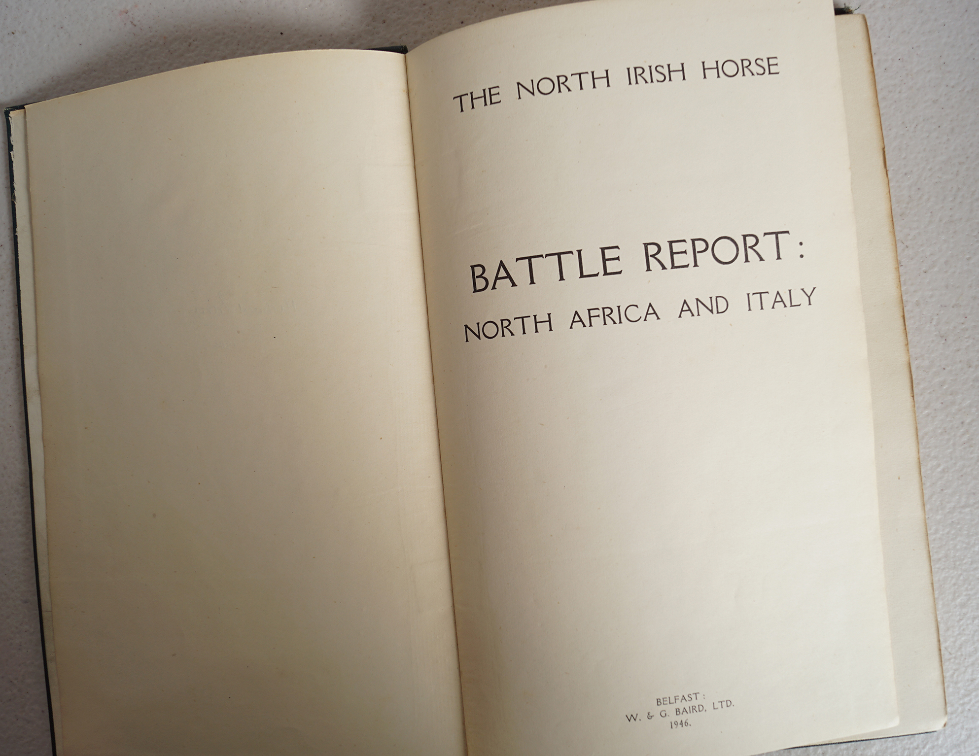 BOOK: NORTH IRISH HORSE BATTLE REPORT 1946 - Image 3 of 4