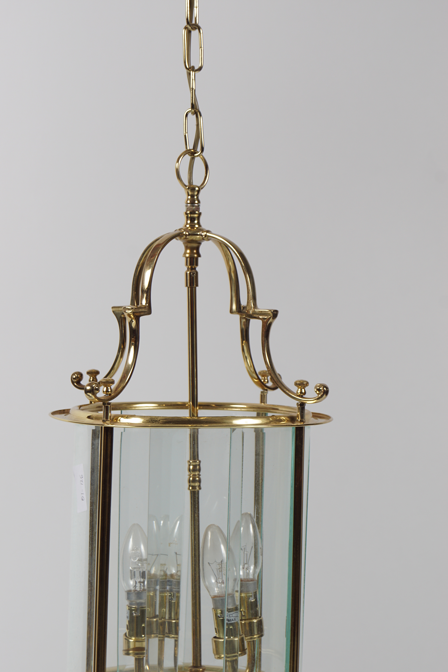 BRASS HALL LANTERN - Image 2 of 2