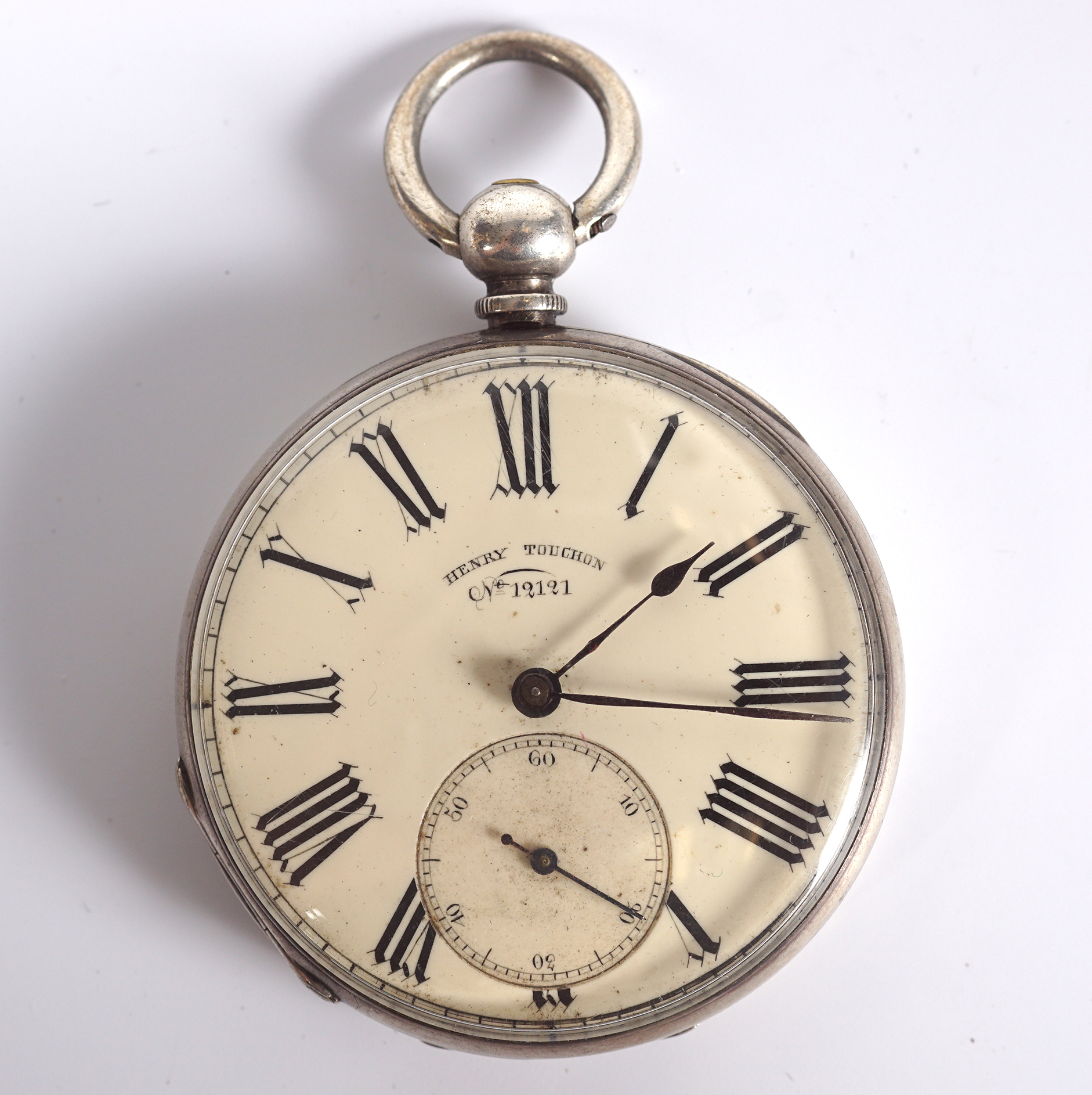 SILVER GENTS POCKET WATCH