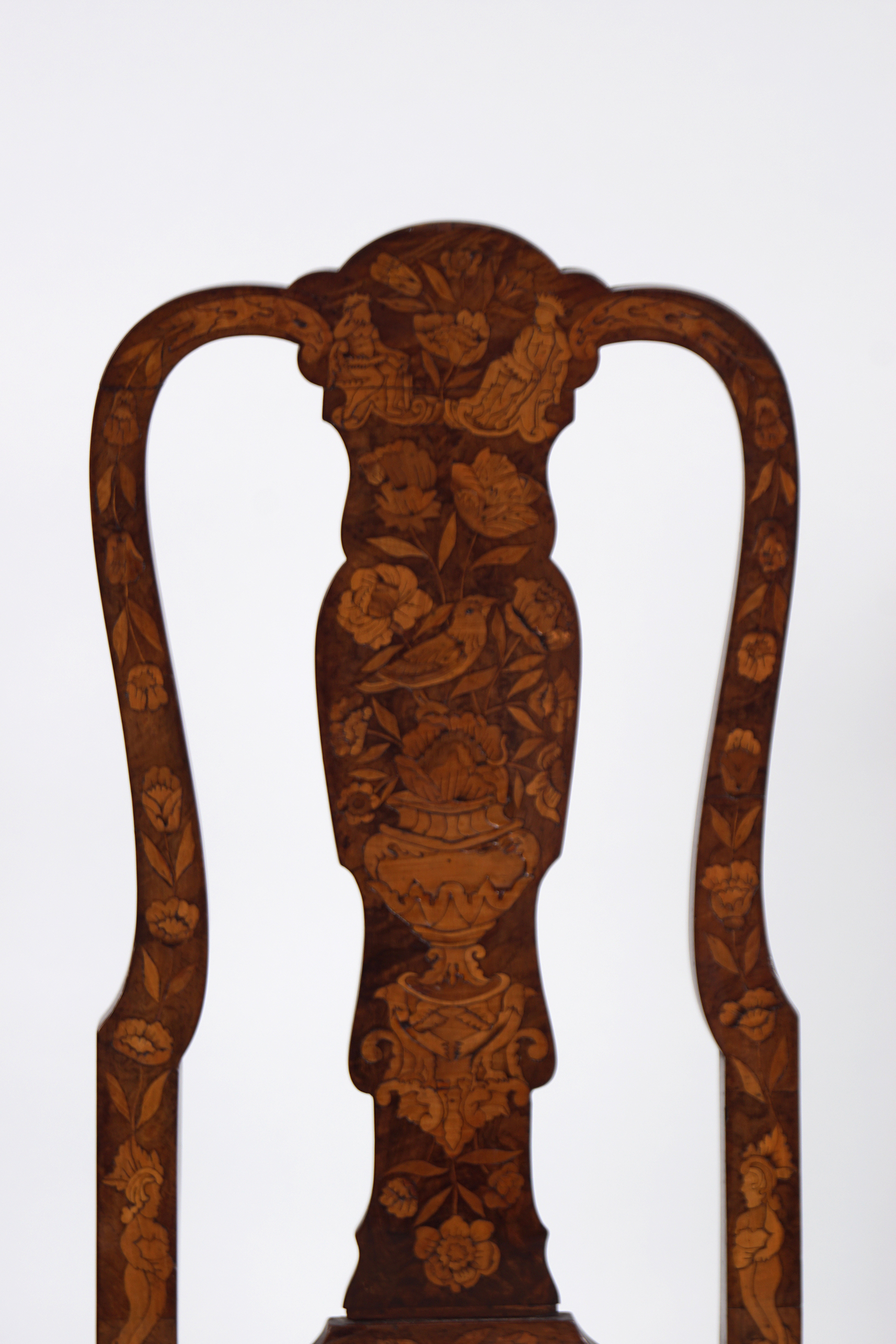 PAIR OF 19TH-CENTURY DUTCH MARQUETRY CHAIRS - Image 3 of 3