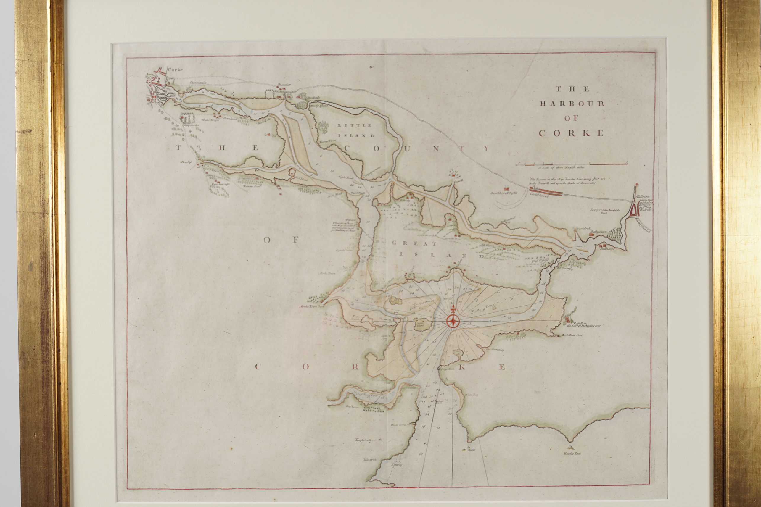 COLOURED CHART OF CORK HARBOUR - Image 2 of 3