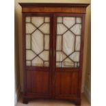 GEORGE III MAHOGANY WARDROBE