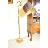 EDWARDIAN BRASS STANDARD LAMP