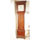 GEORGE III MAHOGANY LONGCASE CLOCK