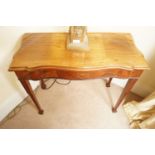 GEORGE III MAHOGANY SIDE TABLE