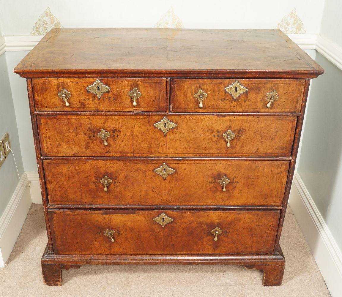 WILLIAM AND MARY WALNUT CHEST