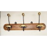 BRASS AND METAL COAT HANGER