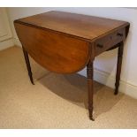 REGENCY MAHOGANY PEMBROKE TABLE