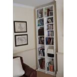 PAIR OF MODERN OPEN BOOKSHELVES