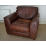 LEATHER CLUB ARMCHAIR