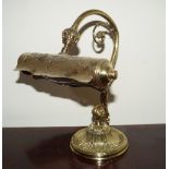 EDWARDIAN BRASS DESK LAMP