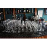 LOT OF APPROXIMATELY 60 WINE GLASSES