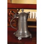 SMALL PEWTER TANKARD