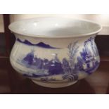 CHINESE BLUE AND WHITE BOWL