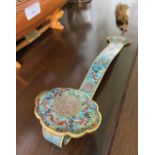 CHINESE QING CLOISONNE RUYI SCEPTRE