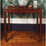 CHINESE HARDWOOD SIDE TABLE