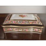 WEDGEWOOD PORCELAIN BOX AND COVER