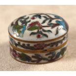 CHINESE FAMILLE ROSE ENAMELLED BOX