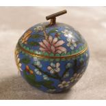 CHINESE CLOISONNE JAR AND COVER