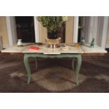 FRENCH PROVINCIAL DRAW LEAF DINING TABLE