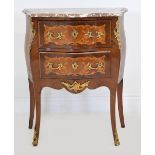 19TH-CENTURY KINGWOOD AND MARQUETRY COMMODE