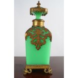 19TH-CENTURY FRENCH OPALINE SCENT BOTTLE